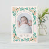 Sweet Botanicals Plaque Kaart (Staand voorkant)