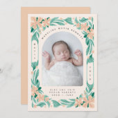 Sweet Botanicals Plaque Kaart (Voorkant / Achterkant)