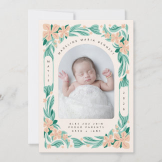 Sweet Botanicals Plaque Kaart