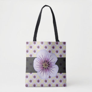 Sweet botanische Floral Blue op elke kleur Tote Bag