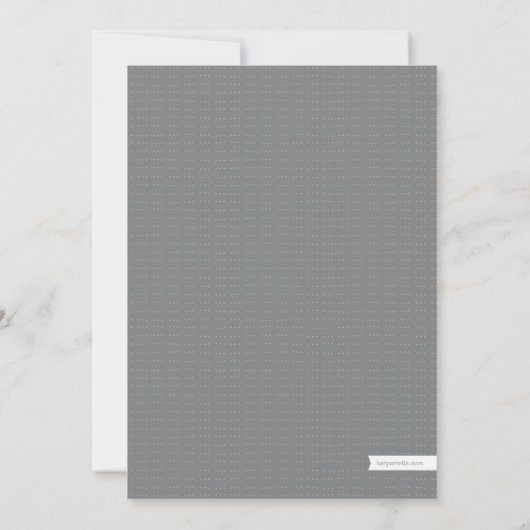 Sweet Bouquet Garden Party Vrijgezellenfeest Kaart (Achterkant)