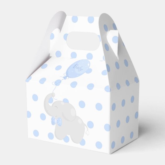 Sweet Box Baby shower Boy Blue Bedankdoosjes (Voorkant Zijde)