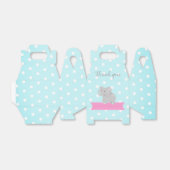 Sweet Box Olifant Baby shower Bedankdoosjes (Uitgevouwen)