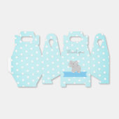 Sweet Box Olifant Baby shower Boy Bedankdoosjes (Uitgevouwen)