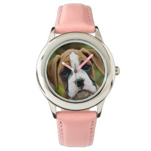 Sweet Boxer Puppy Dog Foto Girls Wristwatch Horloge