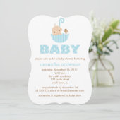 Sweet Boy Baby shower Kaart (Staand voorkant)
