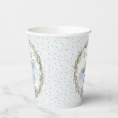 Sweet Boy Elephant Baby shower Paper Cups Papieren Bekers (Links)