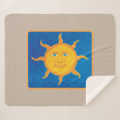 Sweet Boy's Sun Sherpa Blanket Sherpa Deken (Voorkant (horizontaal))