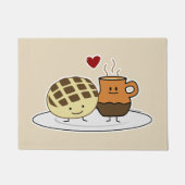 Sweet Bread Hot Chocolate Pan dulce Mexican concha Deurmat (Voorkant)