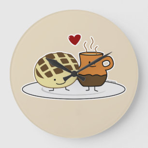 Sweet Bread Hot Chocolate Pan dulce Mexican concha Grote Klok