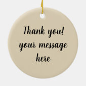 Sweet Bread Hot Chocolate Pan dulce Mexican concha Keramisch Ornament (Achterkant)