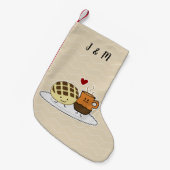 Sweet Bread Hot Chocolate Pan dulce Mexican concha Kleine Kerstsok (Voorkant (Hangend))