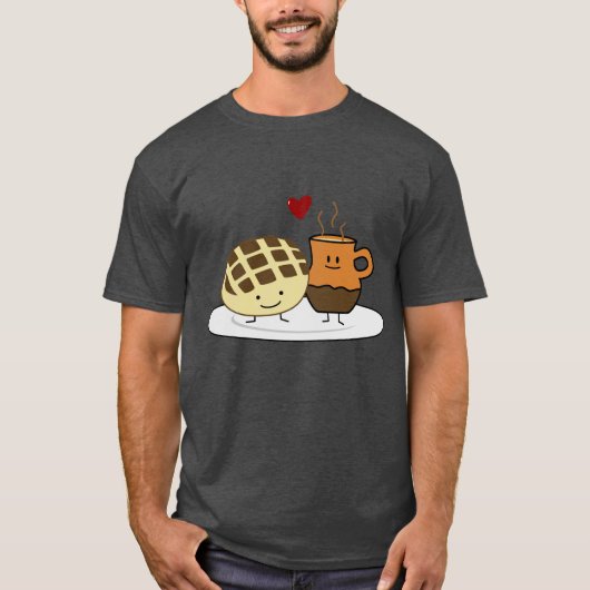 Sweet Bread Hot Chocolate Pan dulce Mexican concha T-shirt (Voorkant)