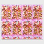 Sweet Bread Mexican Pan Dulce Cadeaupapier (Vlak)