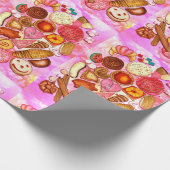 Sweet Bread Mexican Pan Dulce Cadeaupapier (Hoek)
