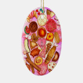 Sweet Bread Mexican Pan Dulce Keramisch Ornament (Rechts)