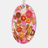 Sweet Bread Mexican Pan Dulce Keramisch Ornament (Links)
