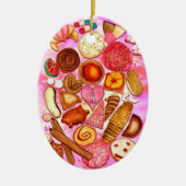 Sweet Bread Mexican Pan Dulce Keramisch Ornament (Voorkant)
