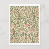 'Sweet Briar'-ontwerp voor behangpapier, gedrukt d Briefkaart (Voorkant)