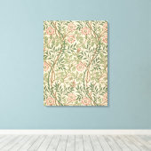 'Sweet Briar'-ontwerp voor behangpapier, gedrukt d Canvas Afdruk (Insitu (Houten vloer))