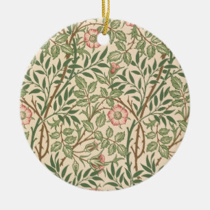 'Sweet Briar'-ontwerp voor behangpapier, gedrukt d Keramisch Ornament