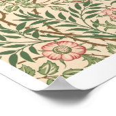 'Sweet Briar'-ontwerp voor behangpapier, gedrukt d Poster (Hoek)