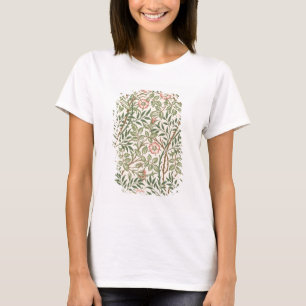 'Sweet Briar'-ontwerp voor behangpapier, gedrukt d T-shirt