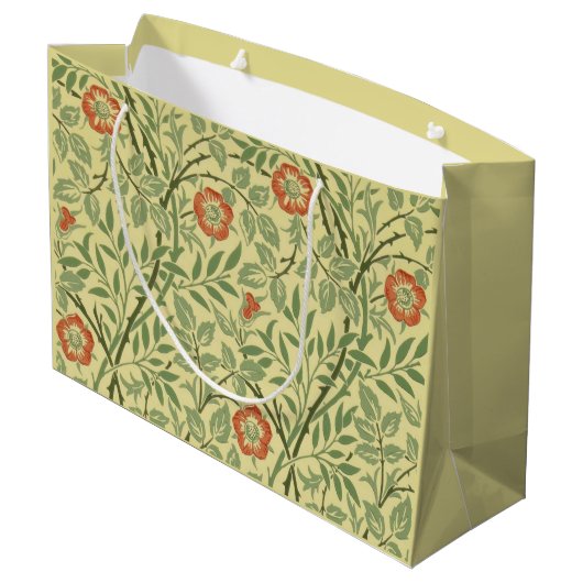 Sweet Briar-patroon (van William Morris) Groot Cadeauzakje (Achterkant Gekanteld)
