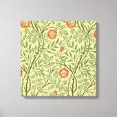 Sweet Briar Pattern (door William Morris) Canvas Afdruk (Voorkant)