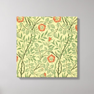 Sweet Briar Pattern (door William Morris) Canvas Afdruk