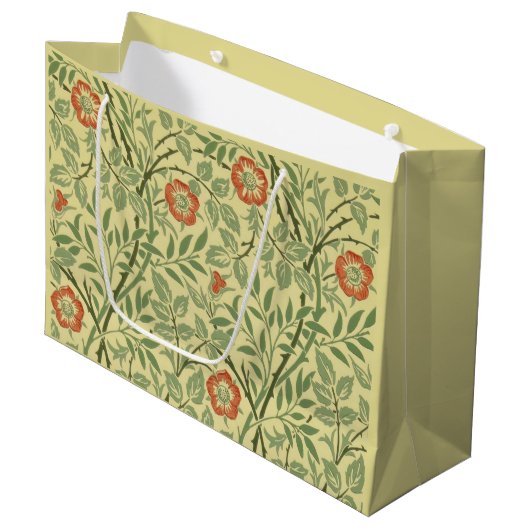 Sweet Briar Pattern (door William Morris) Groot Cadeauzakje (Voorkant Gekanteld)