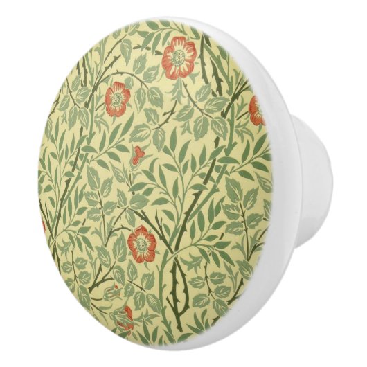 Sweet Briar Pattern (door William Morris) Keramische Knop (Rechts)