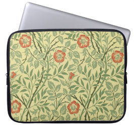 Sweet Briar Pattern (door William Morris) Laptop Sleeve