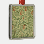 Sweet Briar Pattern (door William Morris) Metalen Ornament (Rechts)