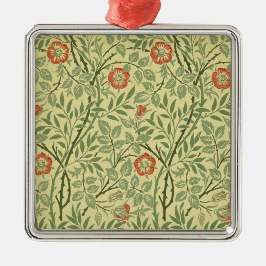 Sweet Briar Pattern (door William Morris) Metalen Ornament (Voorkant)