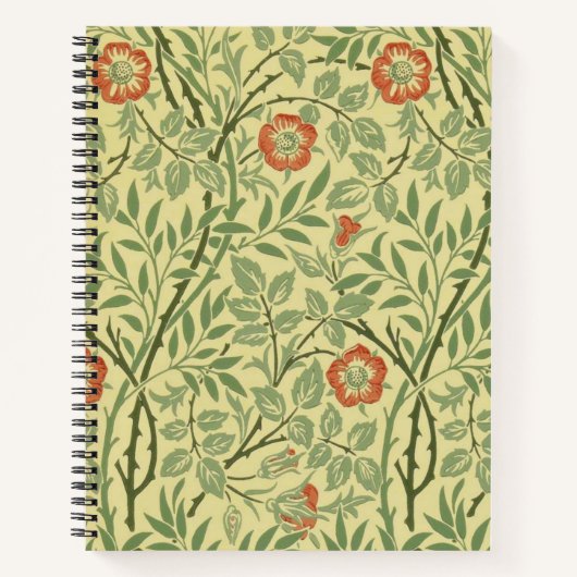 Sweet Briar Pattern (door William Morris) Notitieboek (Voorkant)