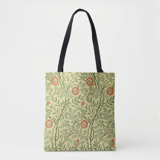 Sweet Briar Pattern (door William Morris) Tote Bag (Voorkant)