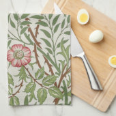 Sweet Briar Roos Vines Morris Co Theedoek (Quarter Fold)