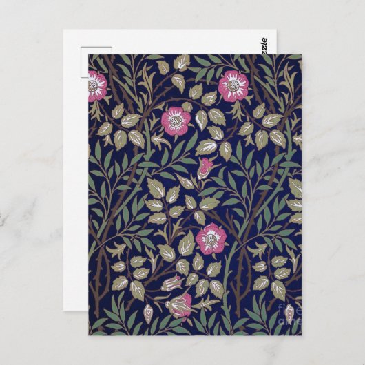 Sweet Briar, William Morris Briefkaart (Voorkant / Achterkant)