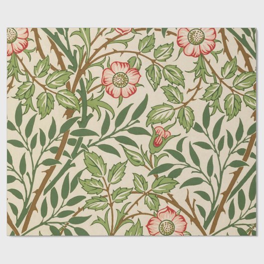 Sweet Briar William Morris Cadeaupapier (Vlak)