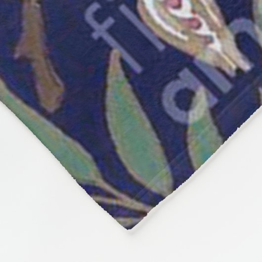 Sweet Briar, William Morris Fleece Deken (Hoek)