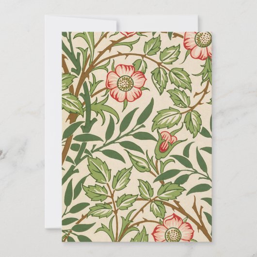 Sweet Briar William Morris Kaart (Voorkant)
