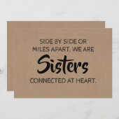 Sweet Bridesmaid / Maid of Honor Voorstel Kaart (Voorkant / Achterkant)