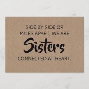 Sweet Bridesmaid / Maid of Honor Voorstel Kaart
