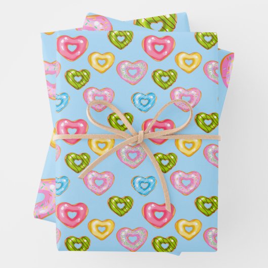 Sweet & Bright Donuts Serie Design 3 Inpakpapier Vel (In situ)