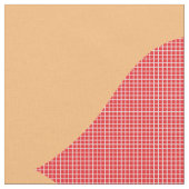 Sweet Bright Red Heart Pattern Stof (Close Up)