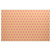 Sweet Bright Red Monogrammed Heart Pattern Stof (Yard (91,4 cm))