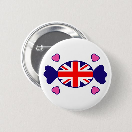 Sweet British Button (Voorkant /achterkant)