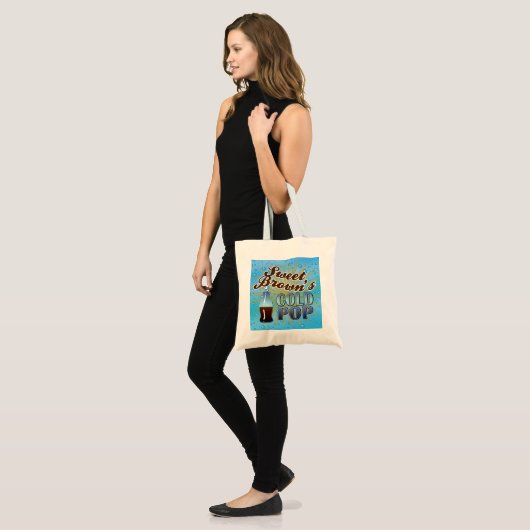 Sweet Brown's koude Pop Tote Bag (Voorkant (model))