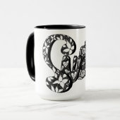 Sweet, Bubble Letter Art, Boho, Hippie Art Mok (Voorkant links)